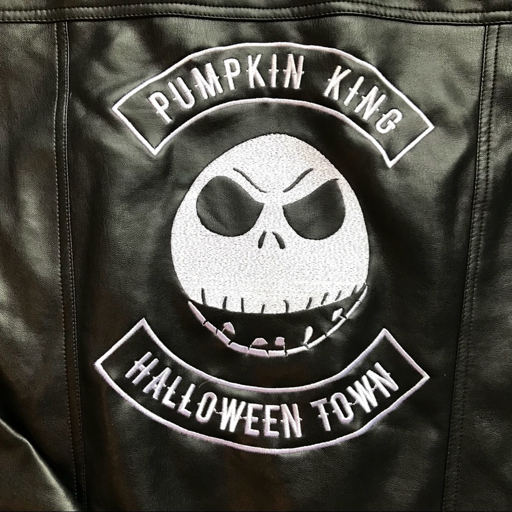 Nightmare before Christmas faux leather jacket - Picture 7 of 8